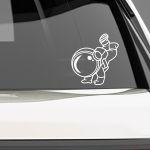 Car sticker Astronaut