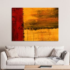 Canvas print Summer sunset, abstract