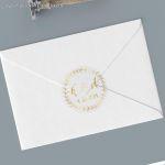 Stickers labelsmarriage initials