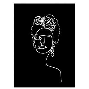 Line art Frida, Poster 2