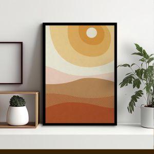 Desert landscape Poster
