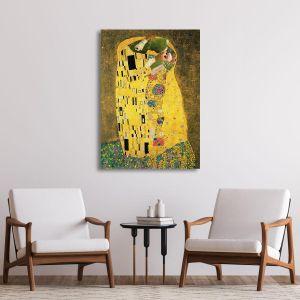 Πίνακας ζωγραφικής Muppet kiss reart (original Klimt G.) Όψη 1 2
