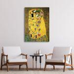 Πίνακας ζωγραφικής Muppet kiss, reart, (original Klimt G.)