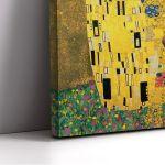 Canvas print Muppet kiss reart, (original Klimt G)
