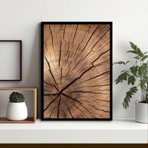 Log close up, poster