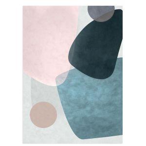 Abstract shapes II αφίσα κάδρο  Αφίσα πόστερ με μαύρη κορνίζα 2