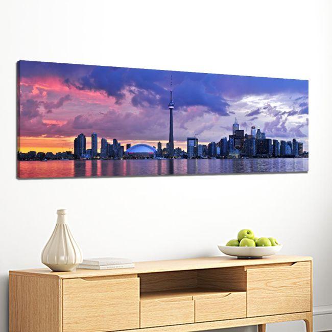Canvas print Toronto skyline, panoramic