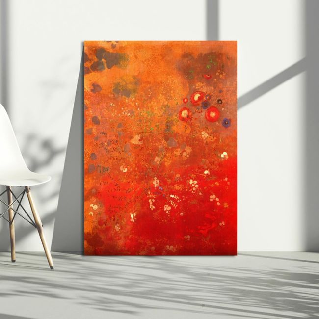 Πίνακας σε καμβά Προσφορά 90x130 cm, Flowers, Redon Odilon