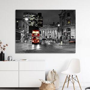 Canvas print London, London bus
