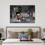 Canvas print London, London bus
