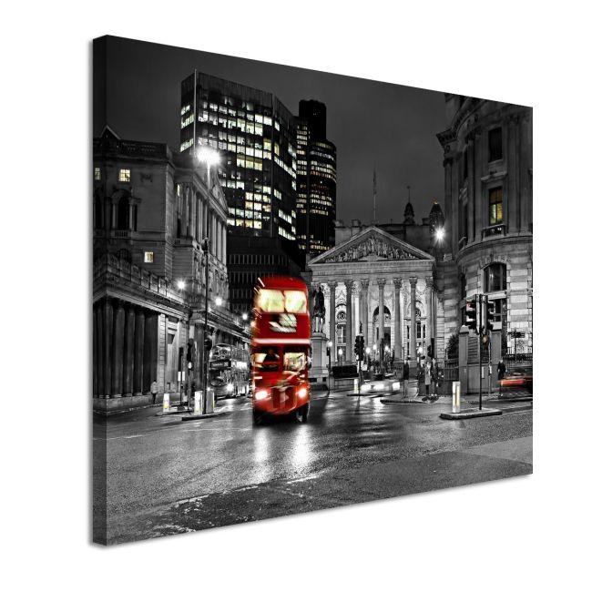 Canvas print London, London bus