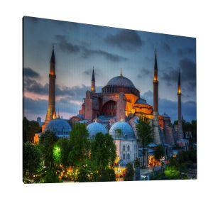 Canvas print Hagia Sophia in sunset Framed canvas View 1 2