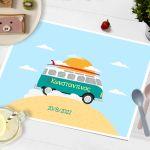 Σουπλά μιας χρήσης, Αρκουδάκι με πράσινα μπαλόνια