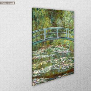 Πίνακας ζωγραφικής Bridge over a pond of water lilies Monet Όψη 1 2
