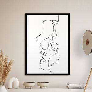 Man and woman, Poster