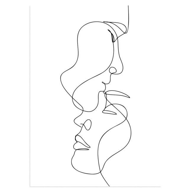 Man and woman, Poster