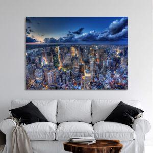 Canvas printNew York, New York by night