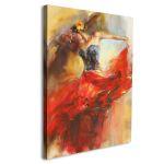 Canvas print, Flamengo dancer