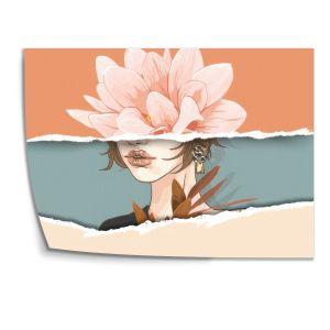 Mixed media portrait αφίσα κάδρο  Αφίσα