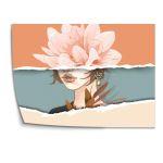 Mixed media portrait, Poster