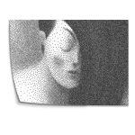 Dotted portrait αφίσα κάδρο  Αφίσα