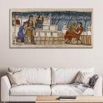 Canvas print Sapfo and Alkaios