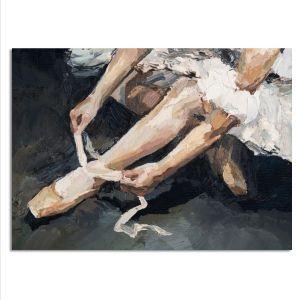 Tying the pointe αφίσα κάδρο  Αφίσα πόστερ με μαύρη κορνίζα 2