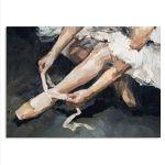 Tying the pointe αφίσα κάδρο  Αφίσα