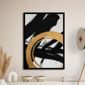 Yellow with black I, Poster