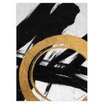 Yellow with black I, Poster