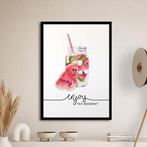 Enjoy the monent αφίσα κάδρο  Αφίσα πόστερ με μαύρη κορνίζα