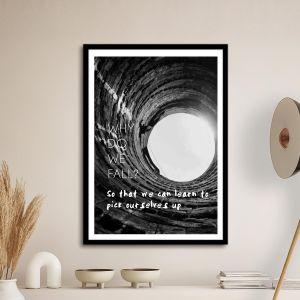 Why do we fall, poster