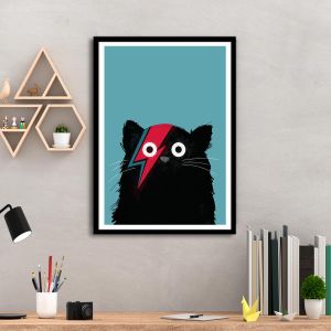 Ziggy cat, αφίσα, κάδρο