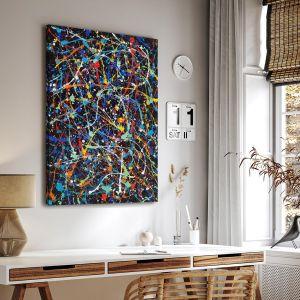Canvas print In Pollock style II Framed canvas View 1 2