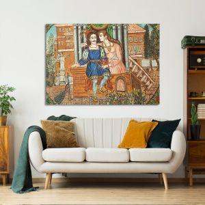 Canvas print Erotokritos Farewell to Aretousa Framed canvas View 1 2