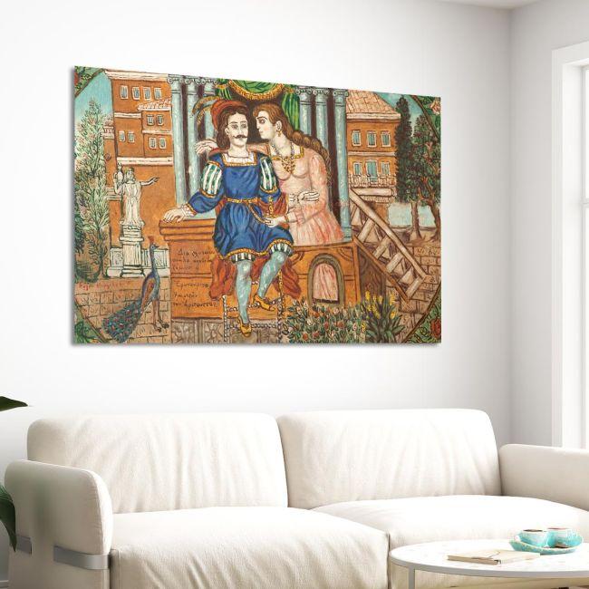 Canvas print Erotokritos Farewell to Aretousa