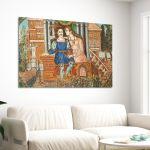 Canvas print Erotokritos Farewell to Aretousa