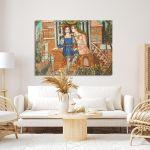 Canvas print Erotokritos Farewell to Aretousa