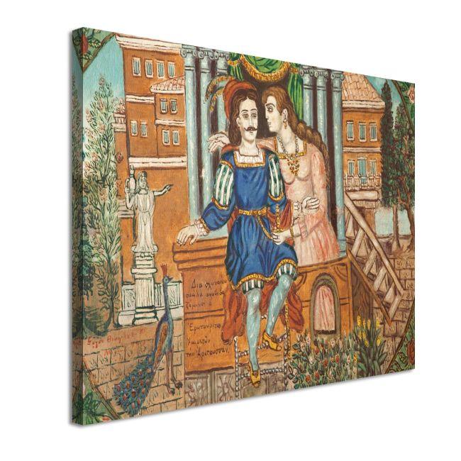 Canvas print Erotokritos Farewell to Aretousa