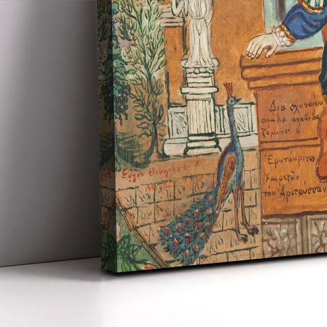 Canvas print Erotokritos Farewell to Aretousa