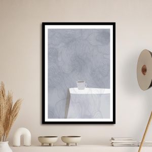 Cup on table, Poster