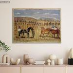 Canvas print The income in Molyvos, Theofilos