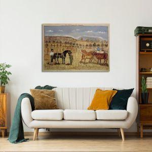 Canvas print The income in Molyvos, Theofilos 2