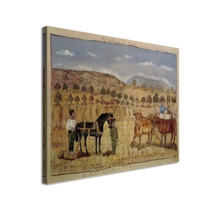 Canvas print The income in Molyvos, Theofilos