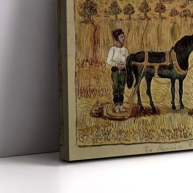 Canvas print The income in Molyvos, Theofilos