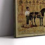 Canvas print The income in Molyvos, Theofilos