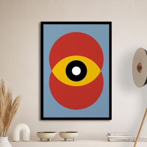 Eye. αφίσα κάδρο  Αφίσα πόστερ με μαύρη κορνίζα