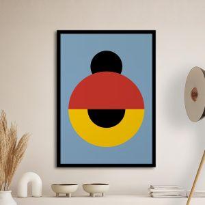 Eye halfclosed Poster