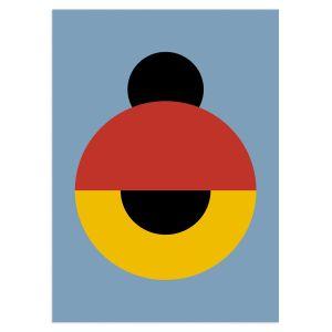 Eye halfclosed. αφίσα κάδρο  Αφίσα πόστερ με μαύρη κορνίζα 2