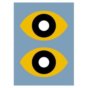 Two eyes. αφίσα κάδρο  Αφίσα πόστερ με μαύρη κορνίζα 2